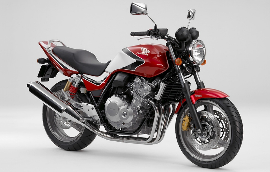 cb400sf nc42用レッドカウル スモーク付き