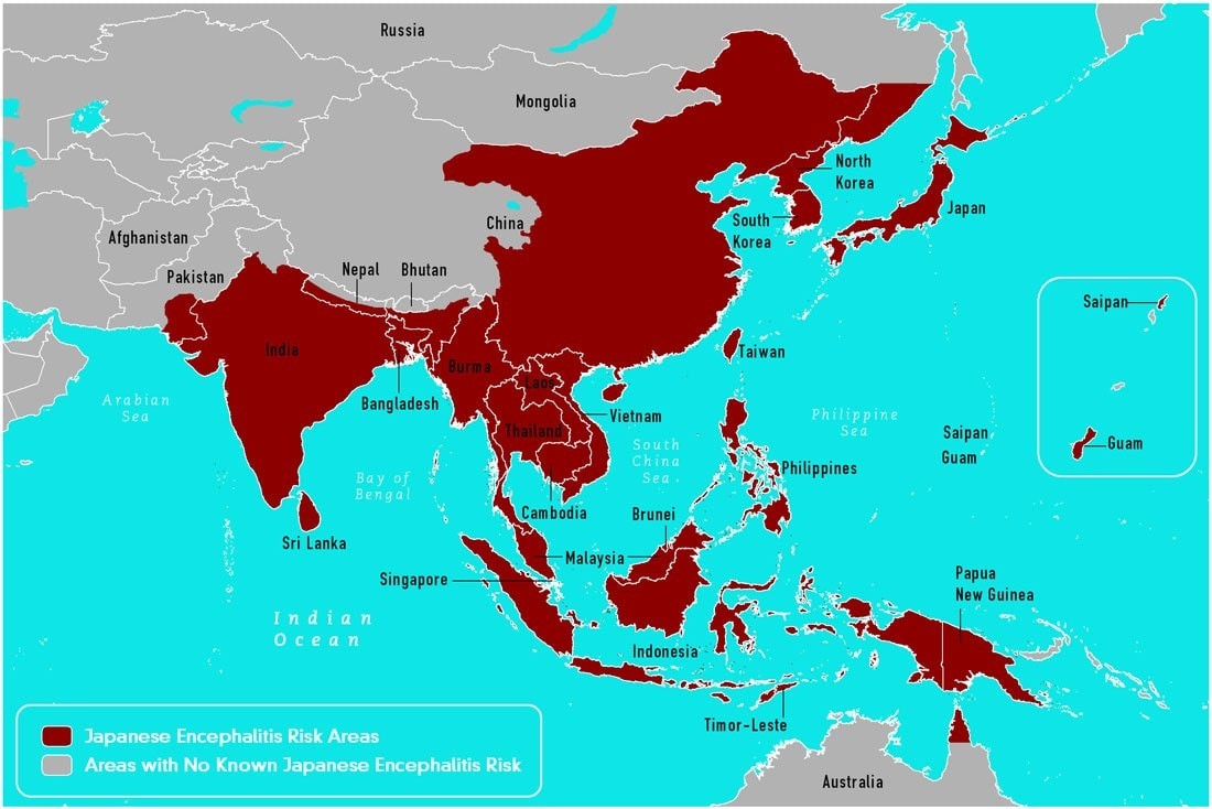 日本脳炎マップ