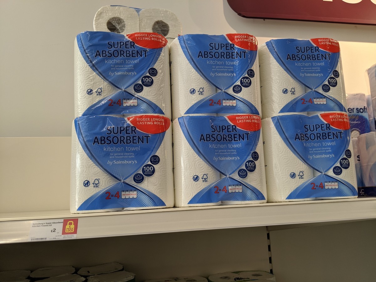 イギリスキッチンペーパーのイメージ