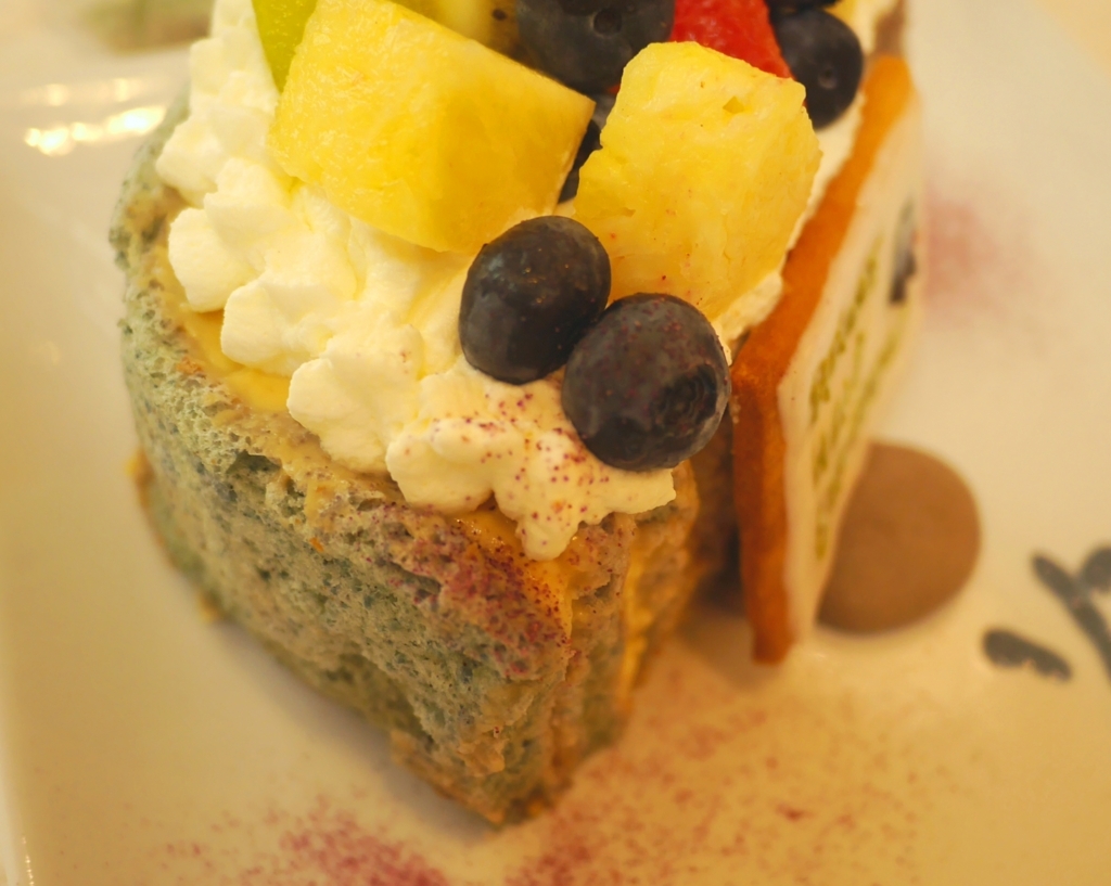紫いもの青いハーフバースデーケーキ おいしいパンのしくみとしこみ 紫いもの青いハーフバースデーケーキ おいしいパンのしくみとしこみ