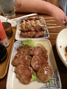 焼き物と上タン塩