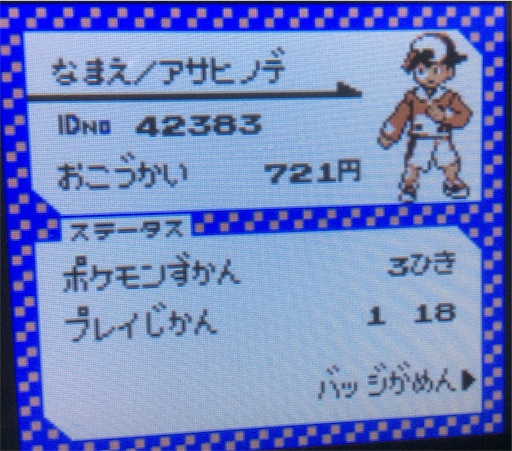 Vc ポケモンクリスタル プレイ状況日記 1 アサヒテラスの趣味日和 Vc ポケモンクリスタル プレイ状況日記 1 アサヒテラスの趣味日和