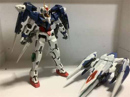 RG ダブルオーライザー 塗装して完成 - アサヒテラスの趣味日和