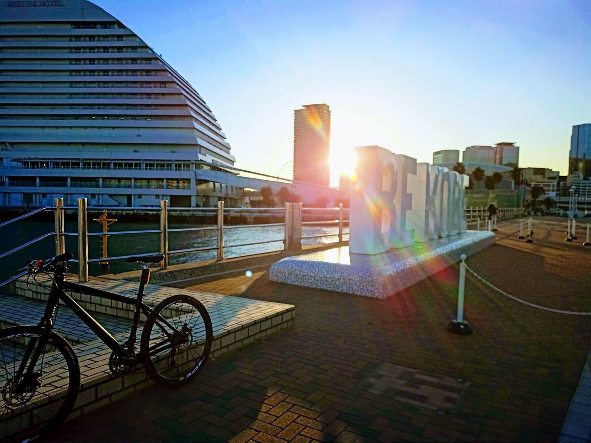 仕事ぶっちして自転車完成したので試走 Badboy Ultraのサスの性能がいい感じ 神戸グルメゲリラ