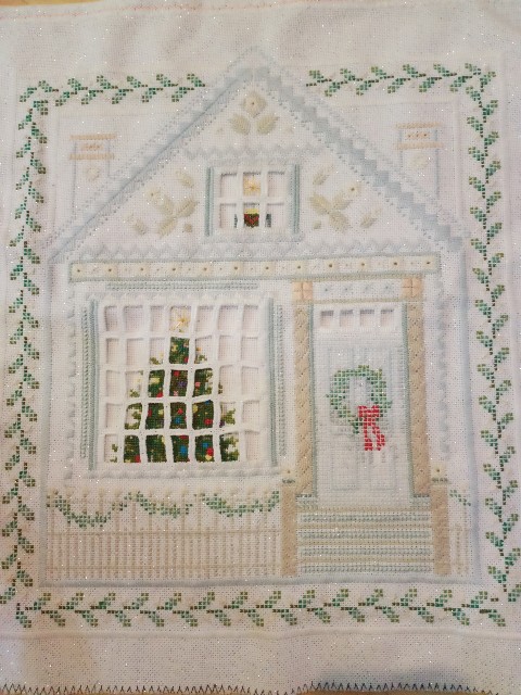 ハーダンガー刺繍「クリスマスハウス」 - From 台湾 with many thanks♪