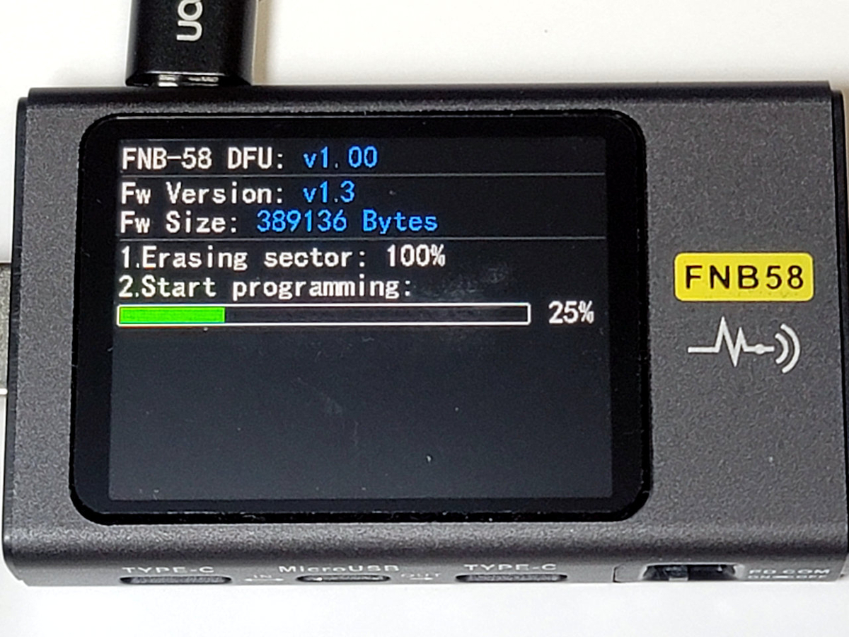2年半ぶりに更新したFNIRSI FNB58 - tomoca2のブログ