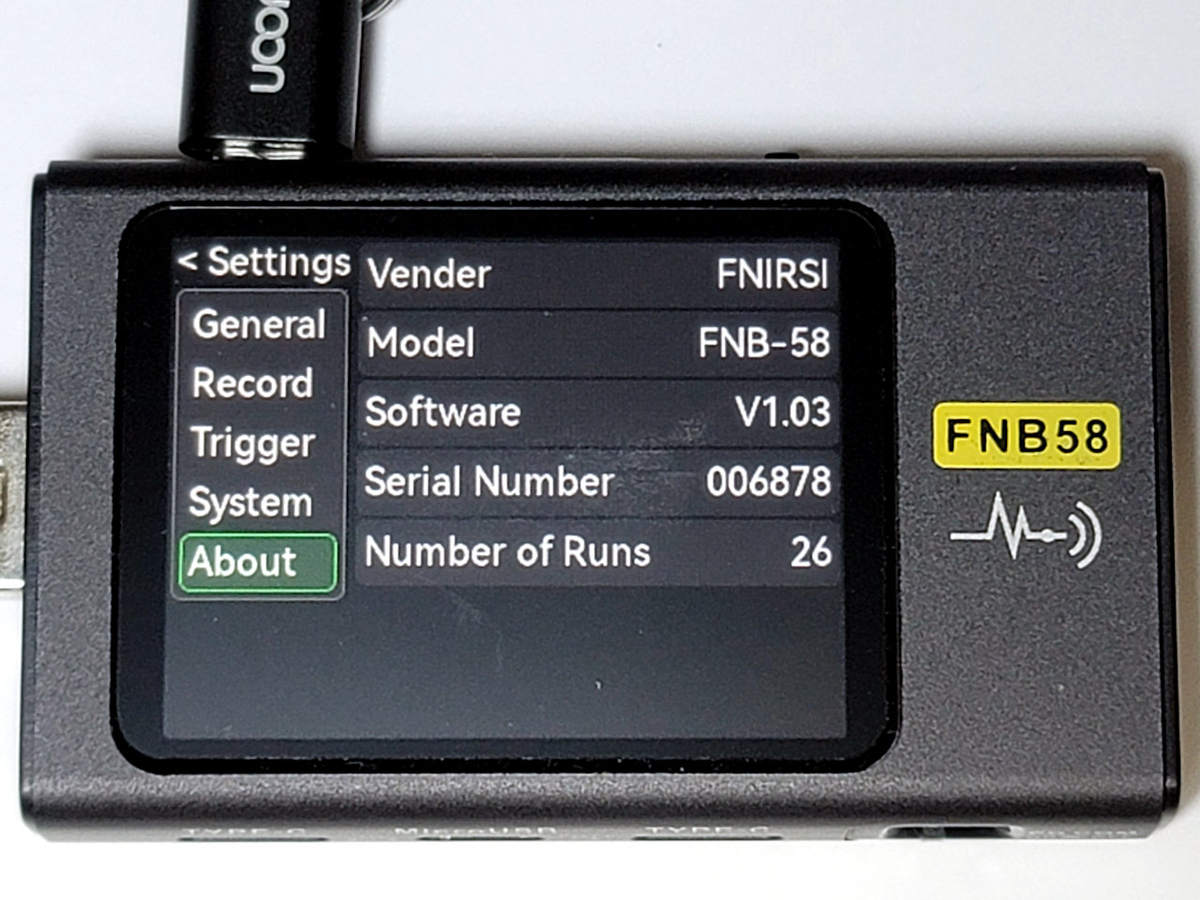 2年半ぶりに更新したFNIRSI FNB58 - tomoca2のブログ