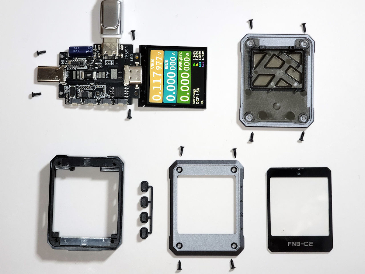 FNB-C2 USB-Cテスター PDプロトコル解析E-Marker チェッカー 格安USB