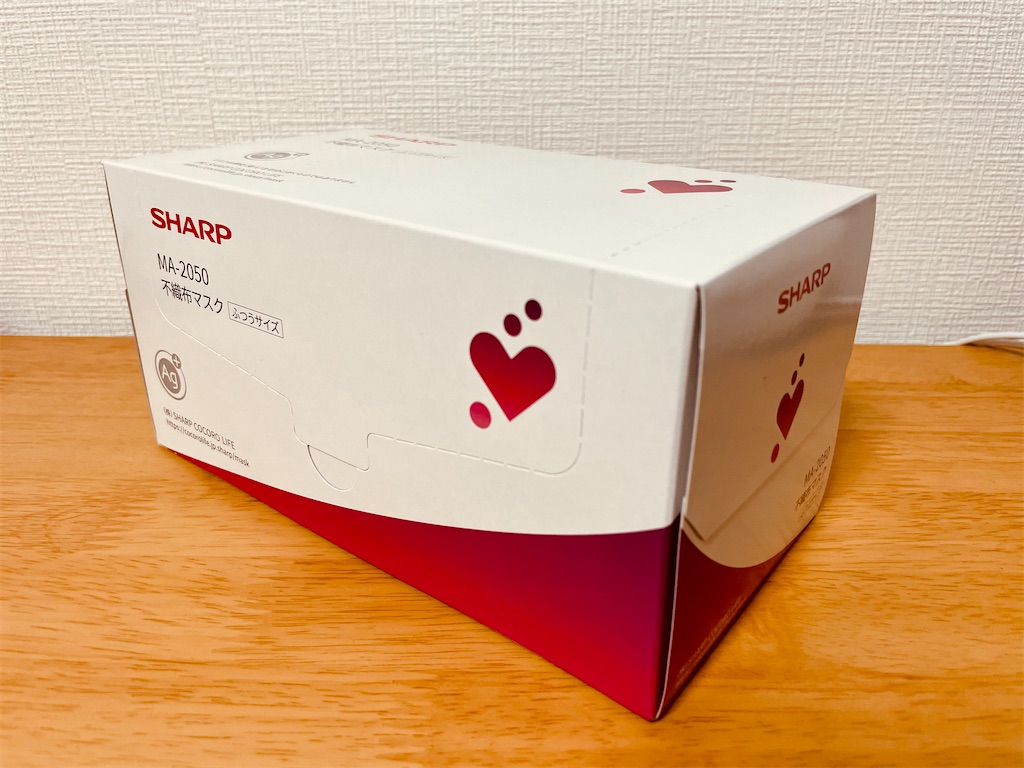 かりんMA-1050 不織布マスク 6箱セット＋SHARPマスクケース２個 かりんMA-1050 不織布マスク 6箱セット＋SHARPマスクケース2個