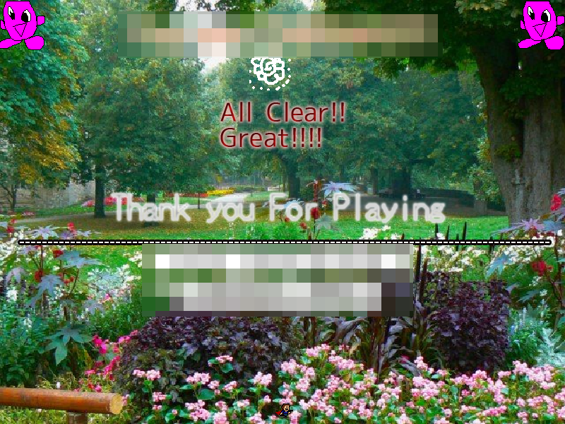 CHISAKIクリア画面