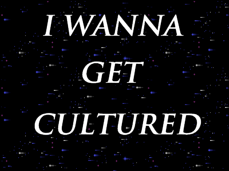 I wanna get Culturedタイトル画面