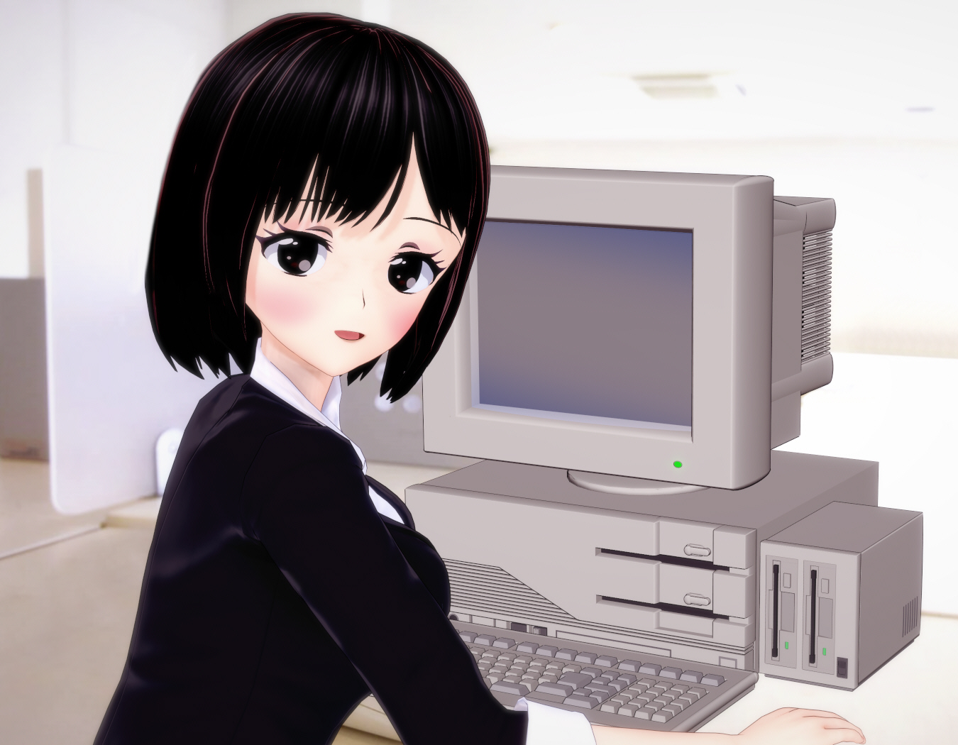 PC-9801RAか、PC-9801DA あるOLの一日