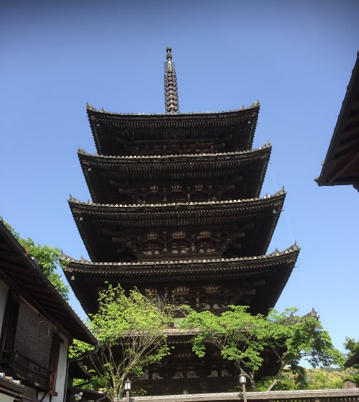 クリックで画像だけ表示 京都東山 八坂の塔の画像