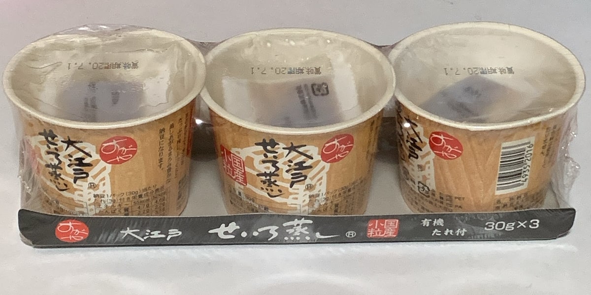菅谷食品「大江戸せいろ蒸し納豆 ３連カップ」