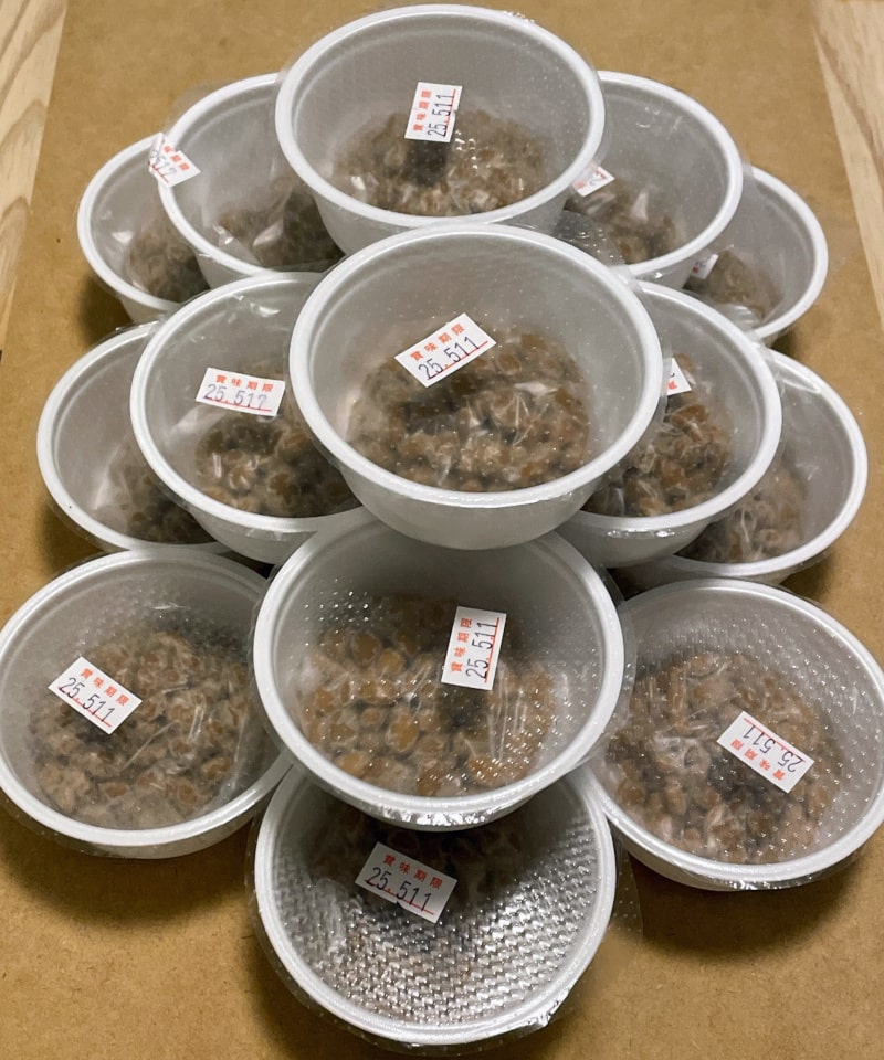 山口納豆のプレーン納豆17個の画像