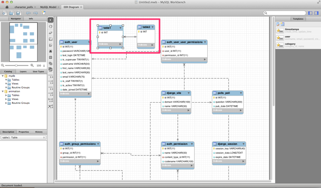 Mysqlworkbenchでer図 モデル からdbを作成 フォワードエンジニアリング 親バカエンジニアのナレッジ帳