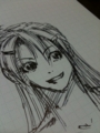 2年ぶりくらいに描いた人物絵