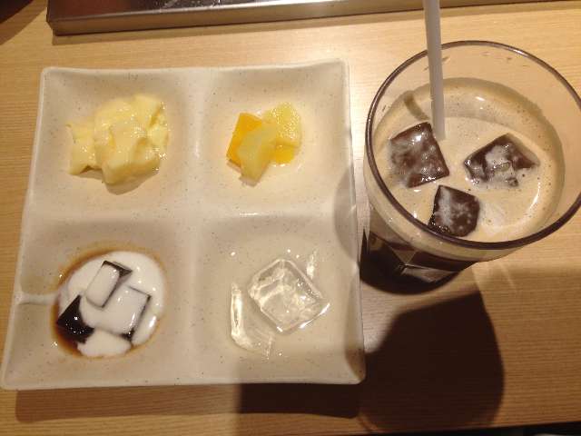 串揚げ食べ放題串家物語の串揚げのデザート