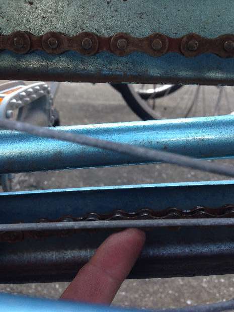 自転車のチェーンを調整して直す方法