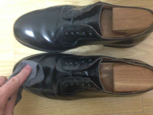 革靴の手入れ