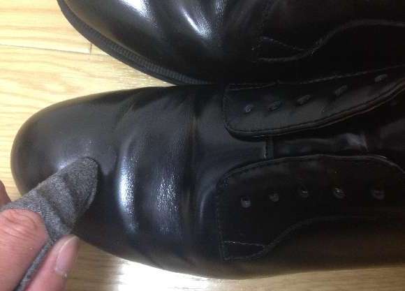 革靴の手入れ
