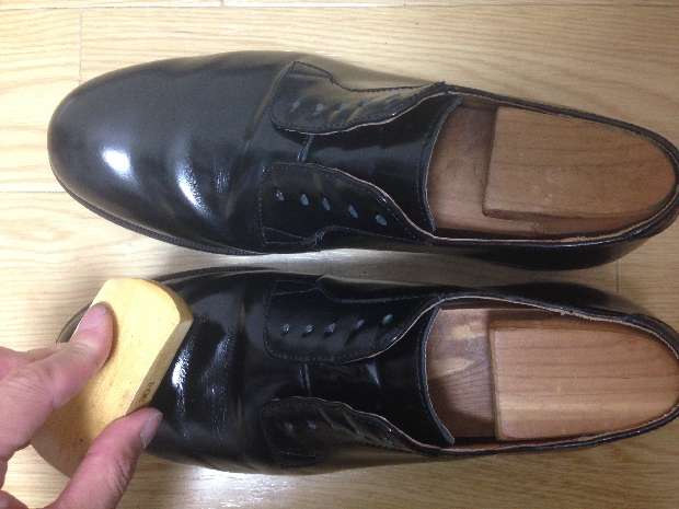 革靴の手入れ