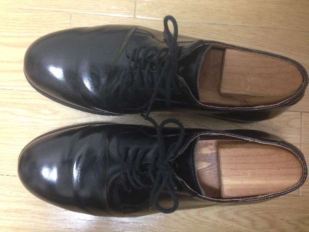 革靴の手入れ