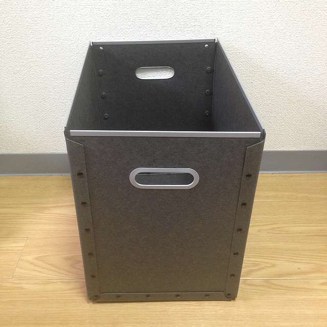 無印良品の収納、硬質パルプボックスを組み立ててみた!