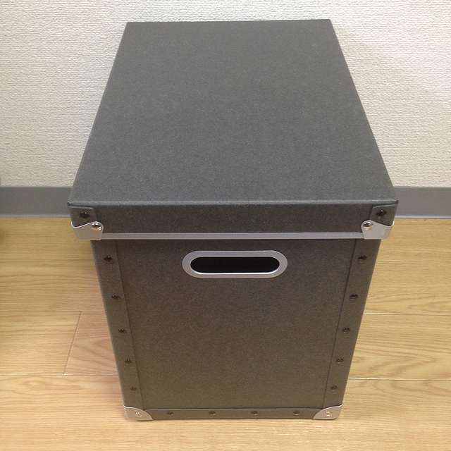 無印良品の収納、硬質パルプボックスを組み立ててみた!