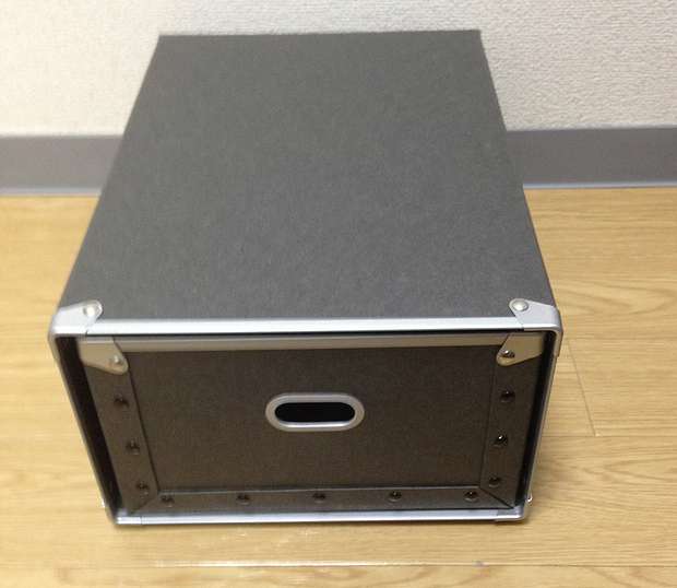 無印良品の収納、硬質パルプボックスを組み立ててみた!