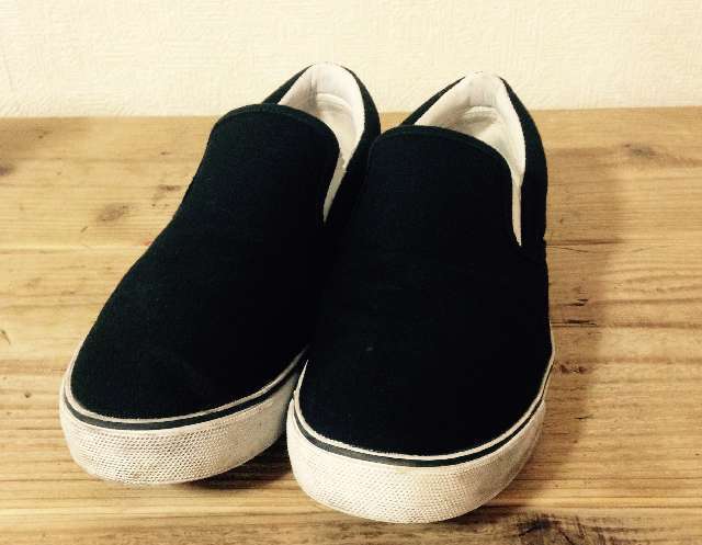 で履き潰した靴