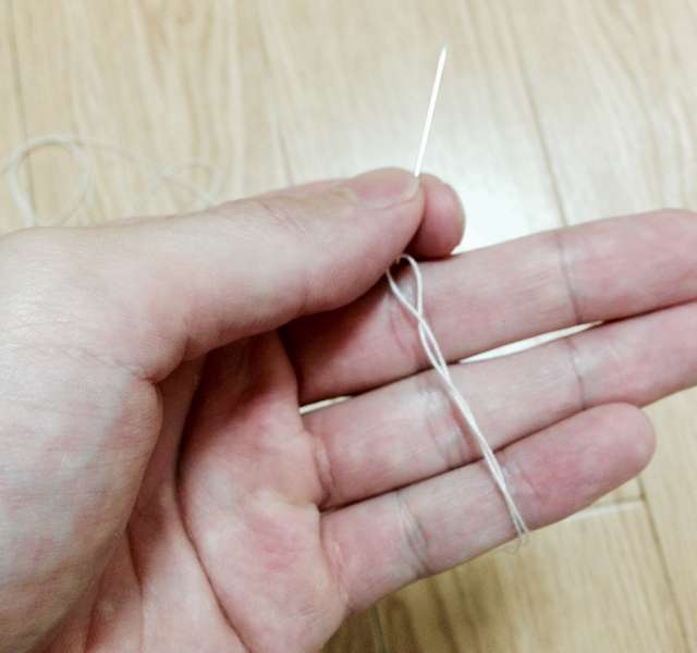 手縫いの雑巾の作りかた