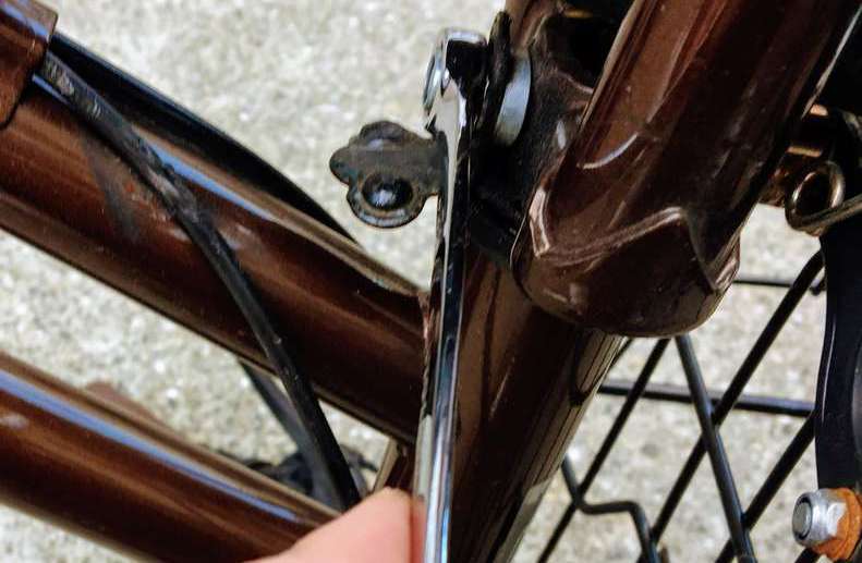 自転車 フェンダー diy