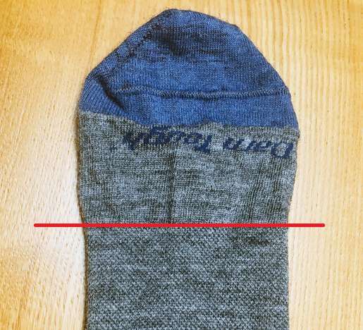 ダーンタフの靴下の購入レビュー<