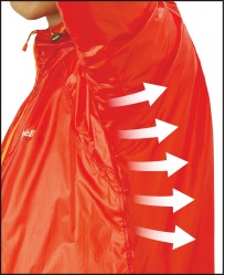 モンベル「EXライトウインドジャケット」の特徴