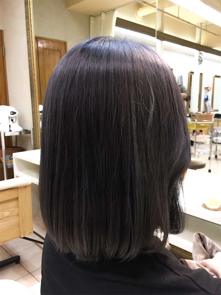 ブリーチしてKPOPグレージュヘアカラー