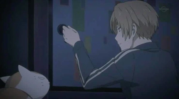 アニメ「夏目友人帳 伍」第七話より、押し入れに妖の気配