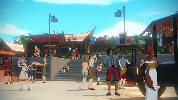 アニメ「RWBY(ルビー)Volume 4」第5話より、ファウナスの島メナジェリー