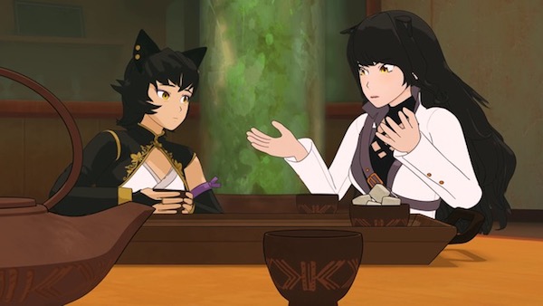 アニメ「RWBY(ルビー)Volume 4」第5話より、ブレイクと母カーリー