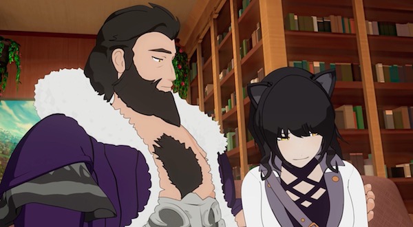 アニメ「RWBY(ルビー)Volume 4」8話より、ブレイクとギル