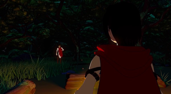 アニメ「RWBY(ルビー)Volume 4」8話より、歩き去るクロウ