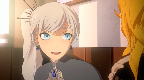 「RWBY（ルビー）Volume 5」第7話 “Alone Together” より、ワイスの励まし