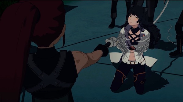 「RWBY（ルビー）Volume 5」第7話 “Alone Together”より、捕らわれるブレイク