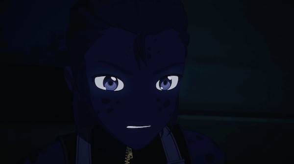 「RWBY（ルビー）Volume 5」第10話より、暗闇に紛れるイリア