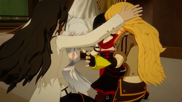 「RWBY（ルビー）Volume 5」第14話より、チームRWBY集合