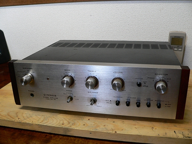 パイオニアクラシックアンプ　SA-70 PIONEER SA-70 - TomのブログⅡ