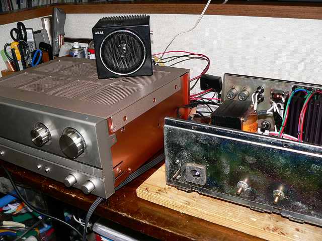 クリスキットの基板を使ったパワーアンプの製作 −その10− - Tomの