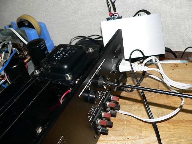 TOSHIBA Aurex プリメインアンプ SB-420の修理 ―Semi Final その2
