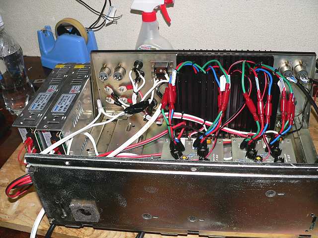 クリスキットの基板を使用したパワーアンプ P-35TⅡの仕上げ - Tomの