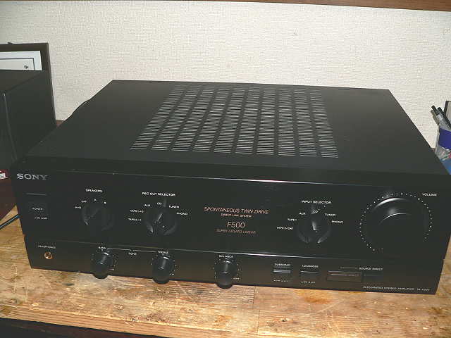 SONY Linear Phase Circuit プリメインアンプ SONYプリメインアンプF500の修理というかメンテ - TomのブログⅡ